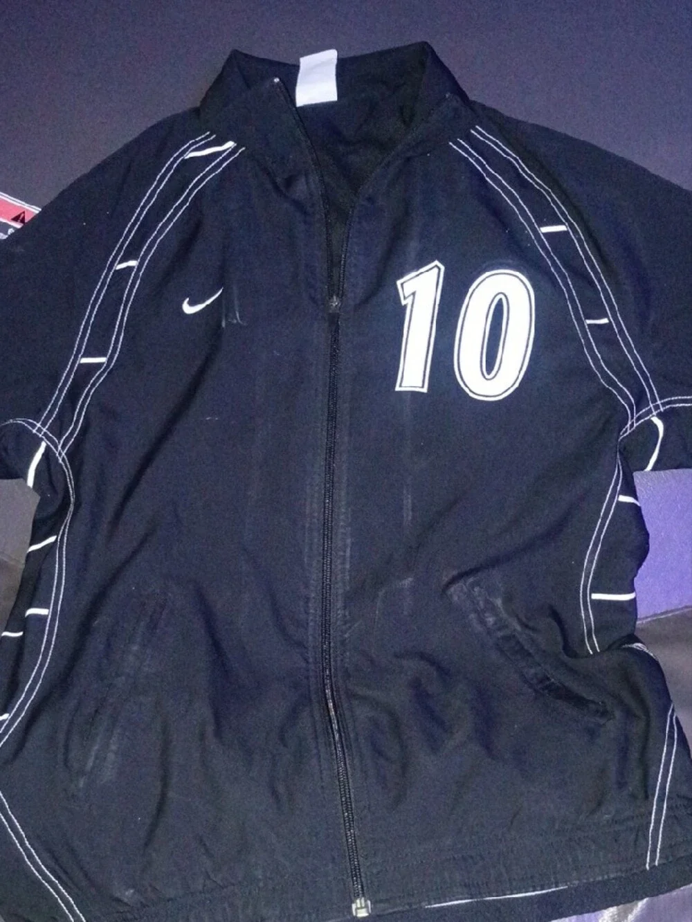 Nike Black Performance Jacket with White Number 10
